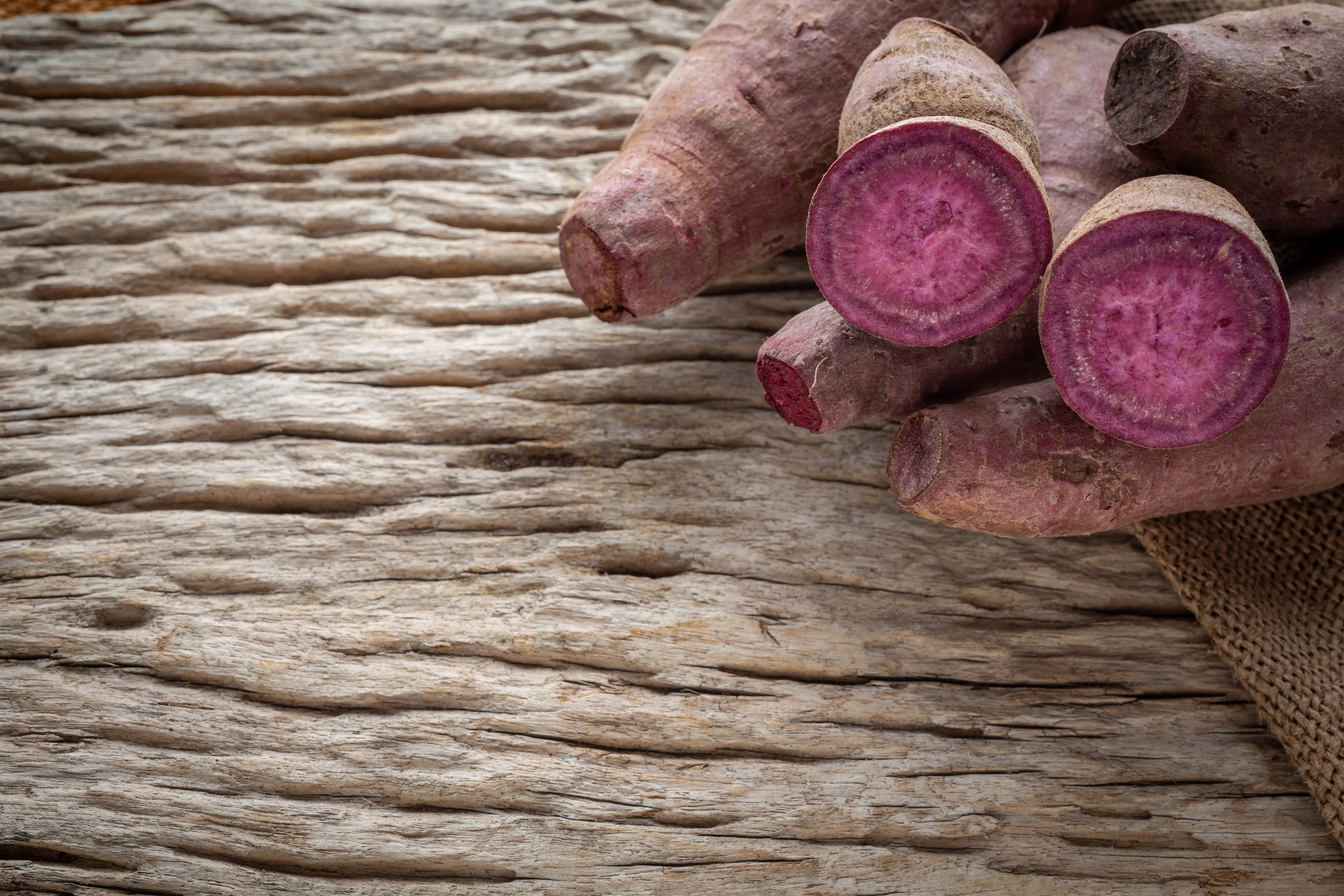 Batata doce roxa premium